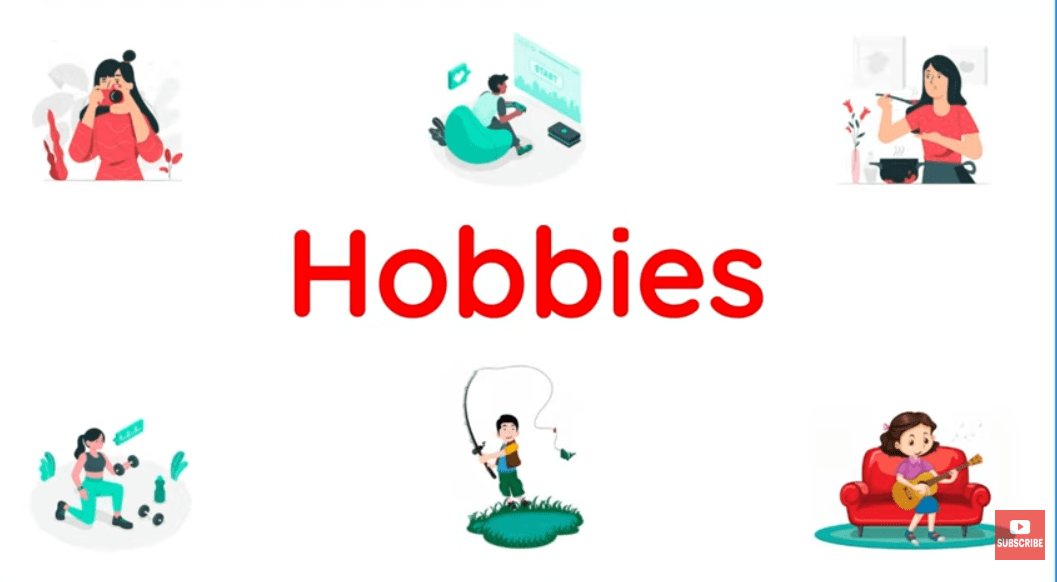 Hobbies English / Vocabulary Game With Pictures